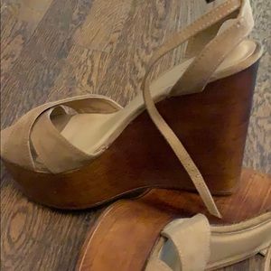 Bamboo Wedge Heels